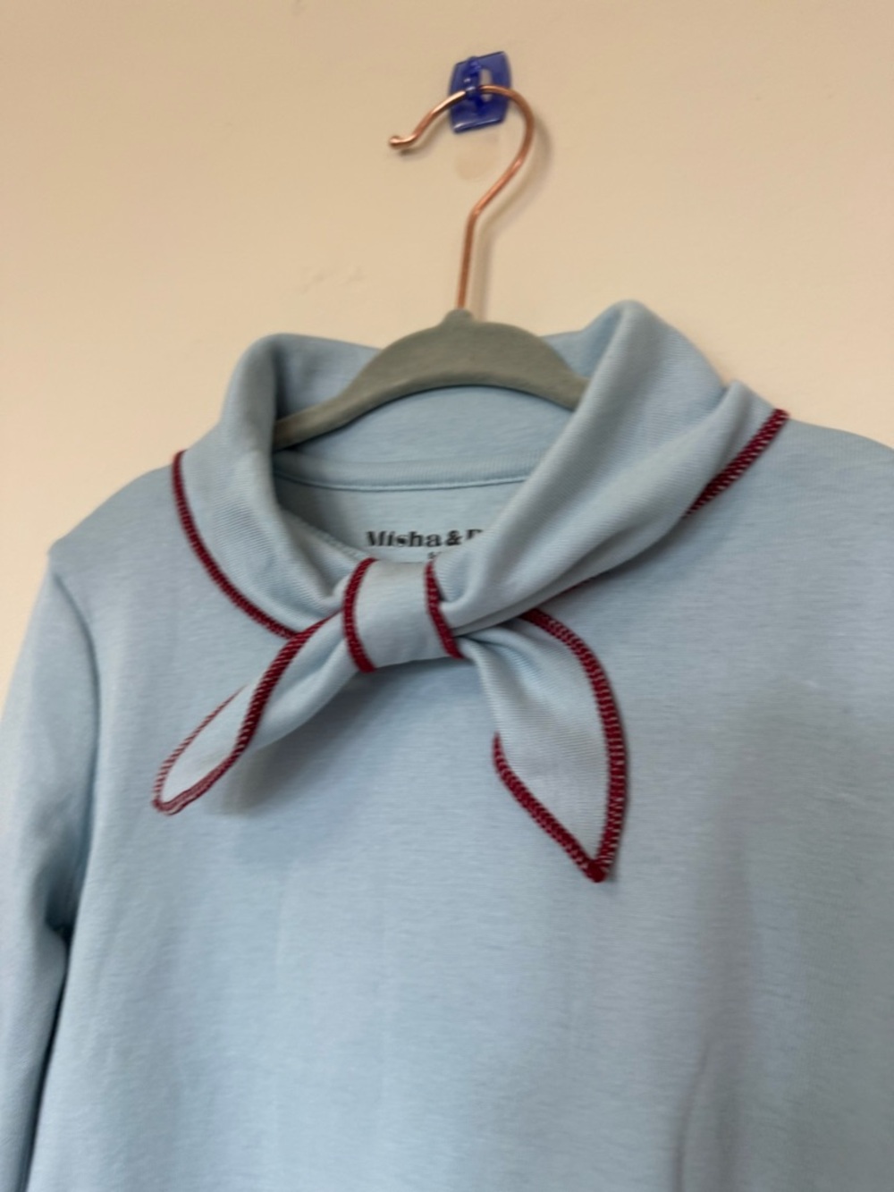 Misha & Puff Light Blue Scout Top